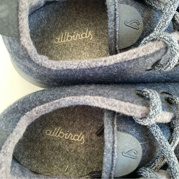 Allbirds Wool Runners Athletic Comfort Running Shoes Natural Black Heather Men 9