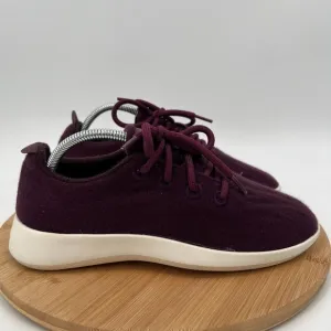 Allbirds Wool Runners Mens 8 Maroon Purple Athletic Running Shoes Sneakers