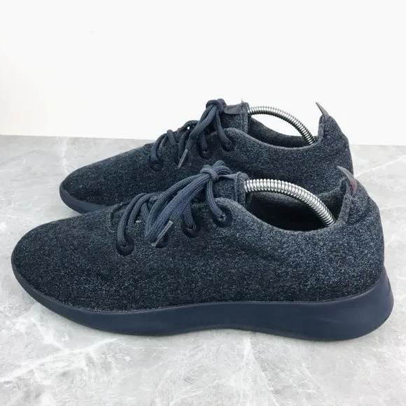 Allbirds Wool Runners Savanna Night Mens Size 11 Navy blue Comfort Lace Up Shoes