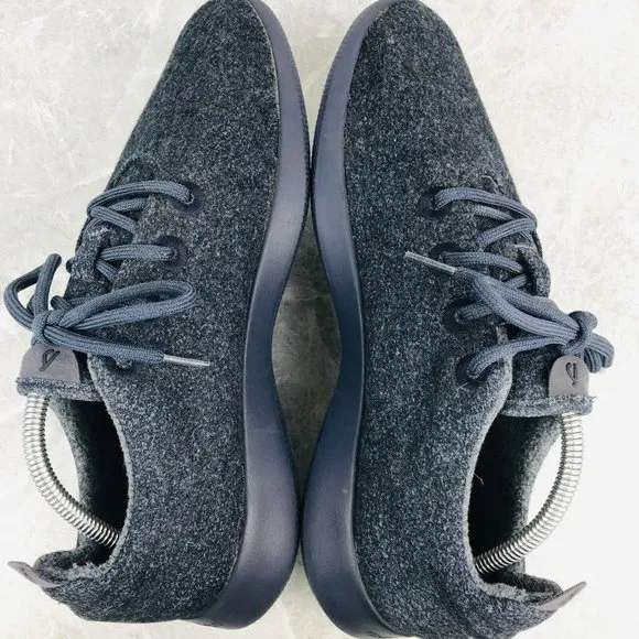 Allbirds Wool Runners Savanna Night Mens Size 11 Navy blue Comfort Lace Up Shoes