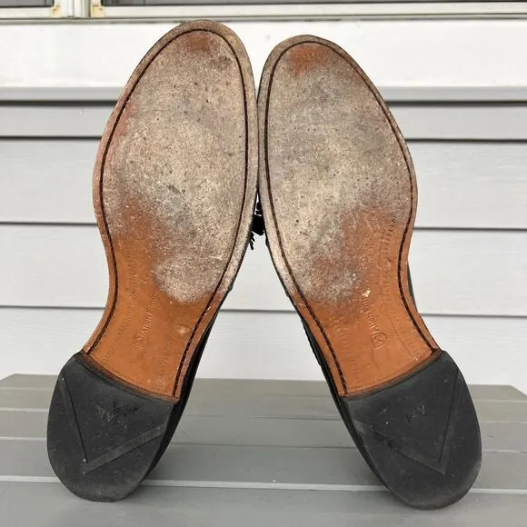 Allen Edmonds Cody Tassel Loafers Mens Size 12 Black Leather Dress Shoes 1809