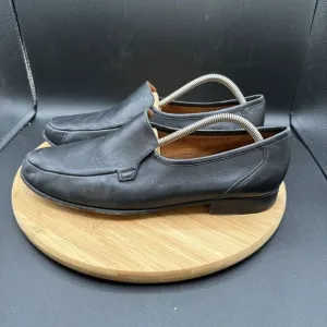 Allen Edmonds Lugano Mens Size 11.5 D Venetian Loafers Black Leather Dress Shoes