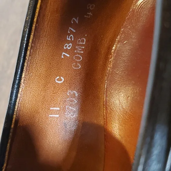 Allen Edmonds Saratoga‎ Tassel Loafers Black Leather Men's 11C