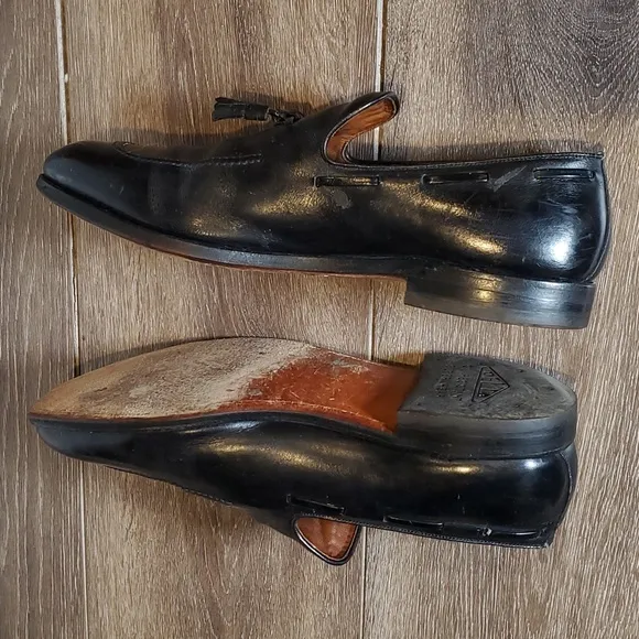 Allen Edmonds Saratoga‎ Tassel Loafers Black Leather Men's 11C