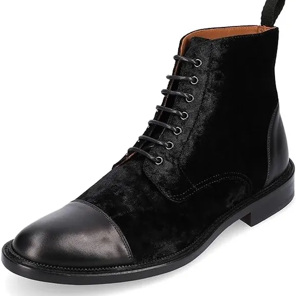 AMAZING Condition Used Twice Velvet, a luxury brand leather boots!!