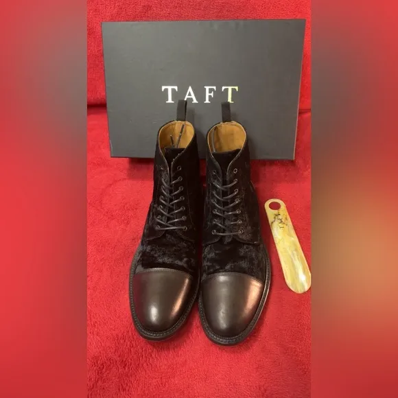 AMAZING Condition Used Twice Velvet, a luxury brand leather boots!!