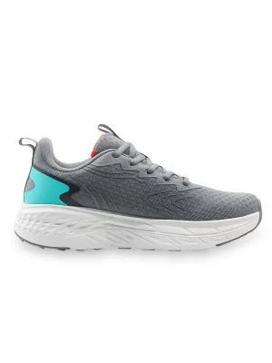 Amp Men’s Knitted Lace-Up Sneakers AM033-CHARCOAL