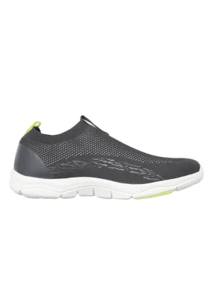 Amp Men’s Knitted Slip-On Sneakers AM001-CHARCOAL