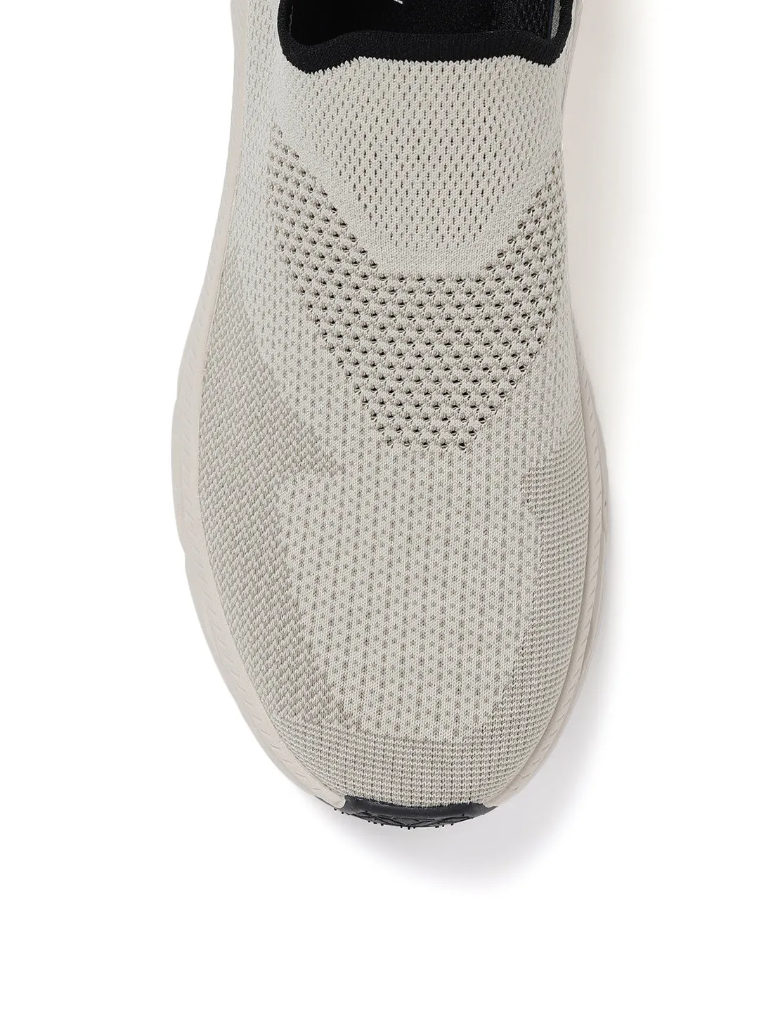 Amp Men’s Knitted Slip-On Sneakers AM034-BEIGE