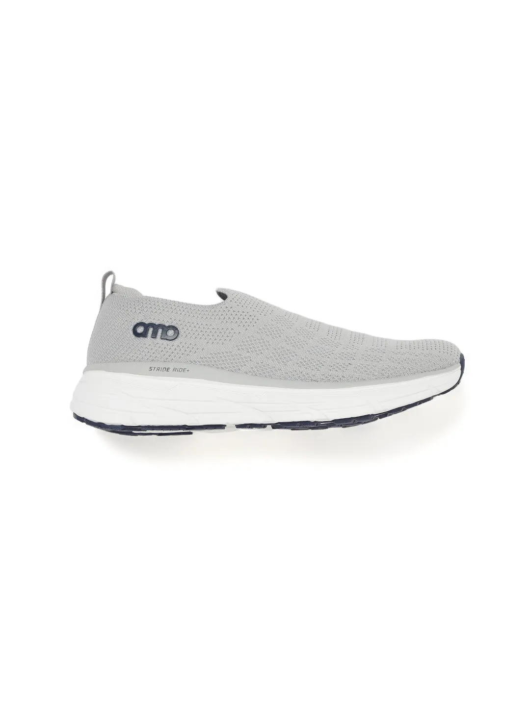 AMP MENS KNITTED SLIPON SNEAKERS AM039 GREY