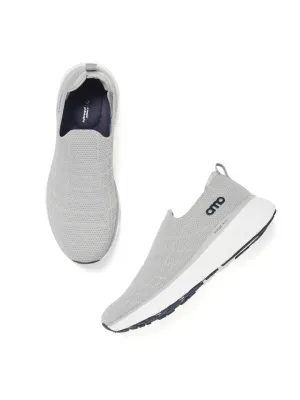 AMP MENS KNITTED SLIPON SNEAKERS AM039 GREY
