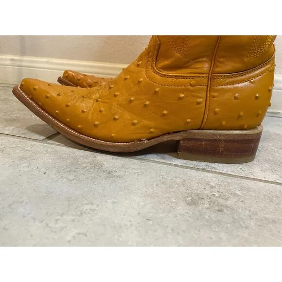 &quot;&quot;EL PADRINO Western Leather Cowboy Boots Men's Size US 6 Mexico 25 EUC&quot;&quot;