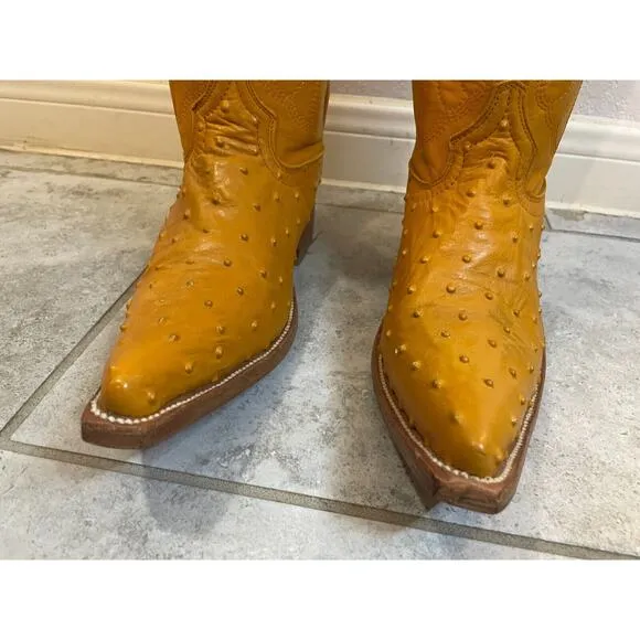 &quot;&quot;EL PADRINO Western Leather Cowboy Boots Men's Size US 6 Mexico 25 EUC&quot;&quot;