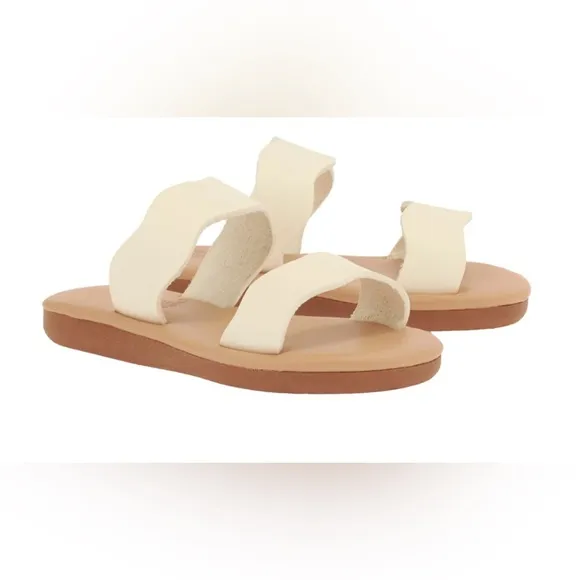 Ancient greek sandals Little kastos soft sz 27 off white