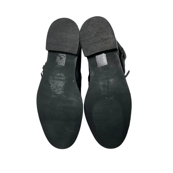 Ankle Boot by Topshop Leather w/ Side Fringe
