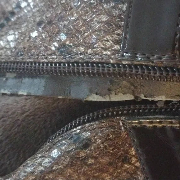 Anne Michelle Snakeskin Print Boots