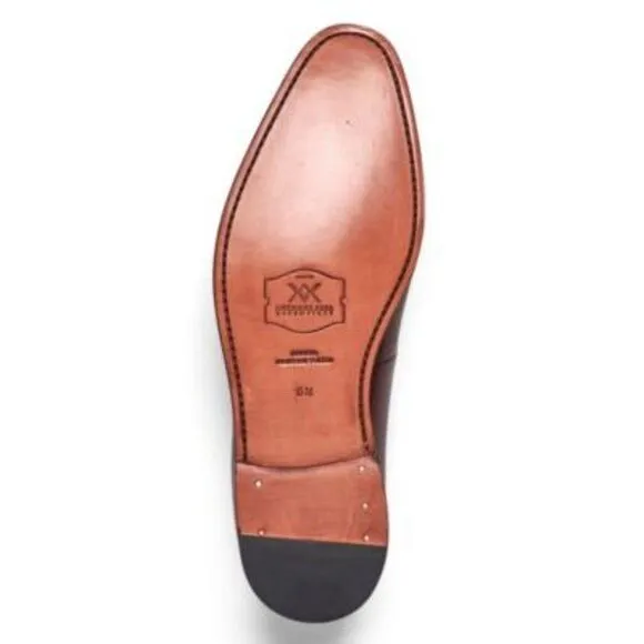 ANTHONY VEER ESSENTIALS Mens Brown Apron Notched Kennedy Loafers Shoes 11.5 D