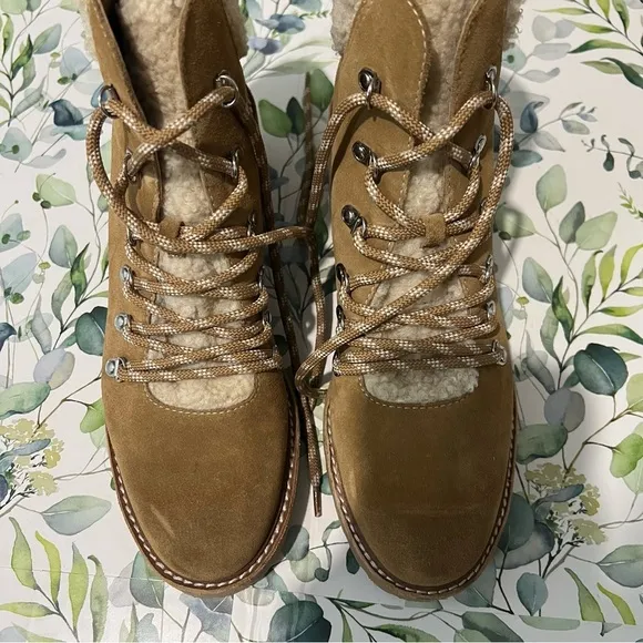 Anthropologie Dolce Vita Hanley Suede Ankle Boots size 8.5