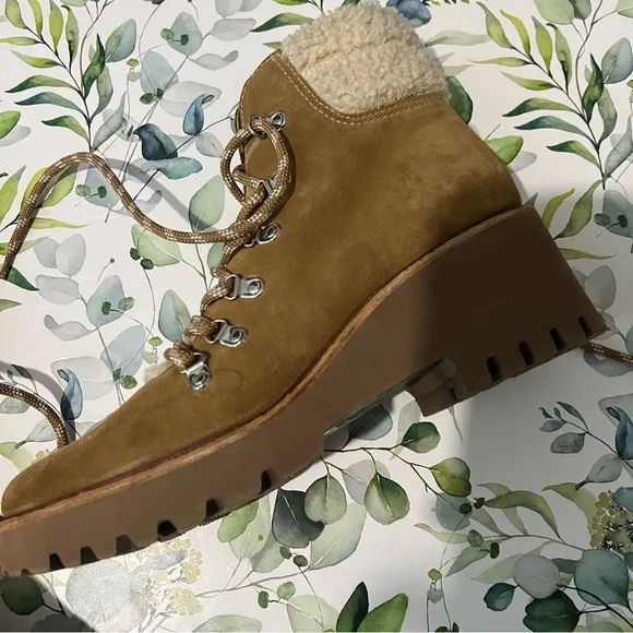 Anthropologie Dolce Vita Hanley Suede Ankle Boots size 8.5