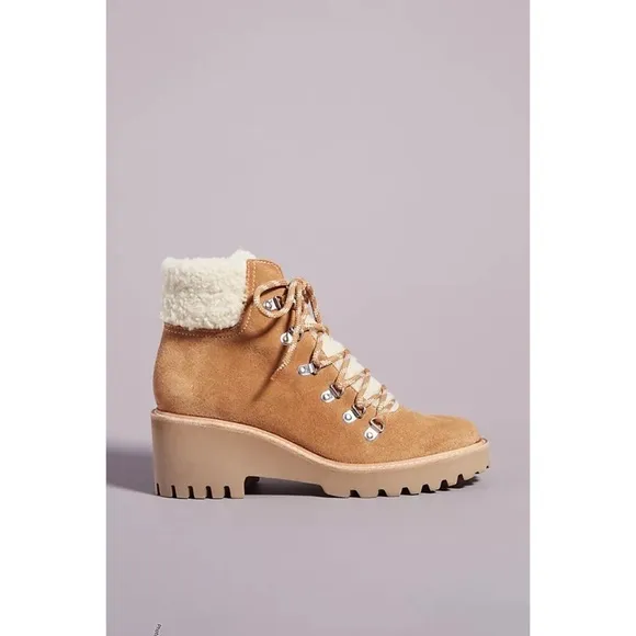 Anthropologie Dolce Vita Hanley Suede Ankle Boots size 8.5