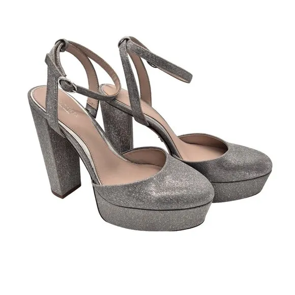 Antonio Melani Born on Fifth Size 9.5 M Liv Metallic Glitter Platform Pumps 676