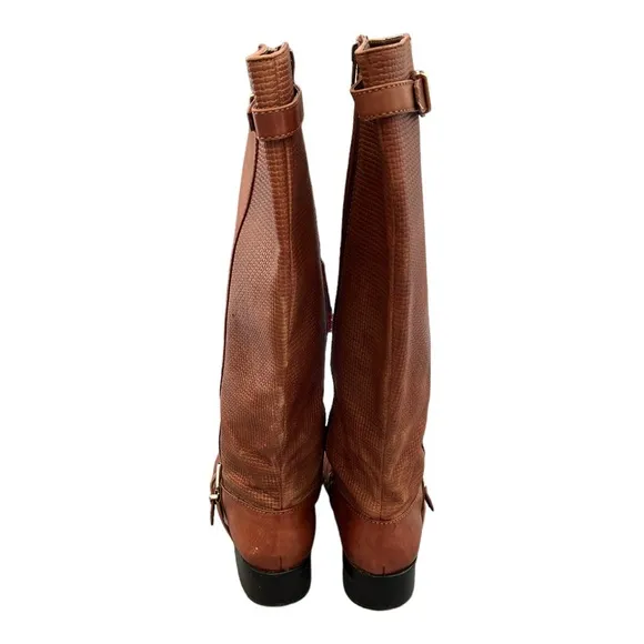 Antonio Melani Women’s‎ Edythe Brown Tall Leather Riding Boots   Sz 8.5