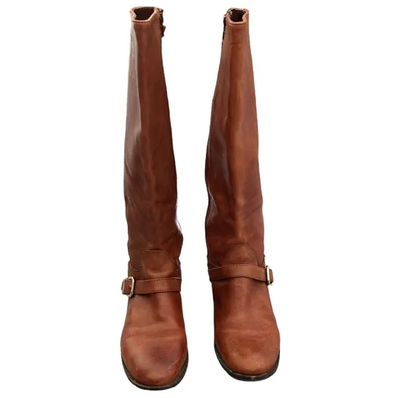 Antonio Melani Women’s‎ Edythe Brown Tall Leather Riding Boots   Sz 8.5