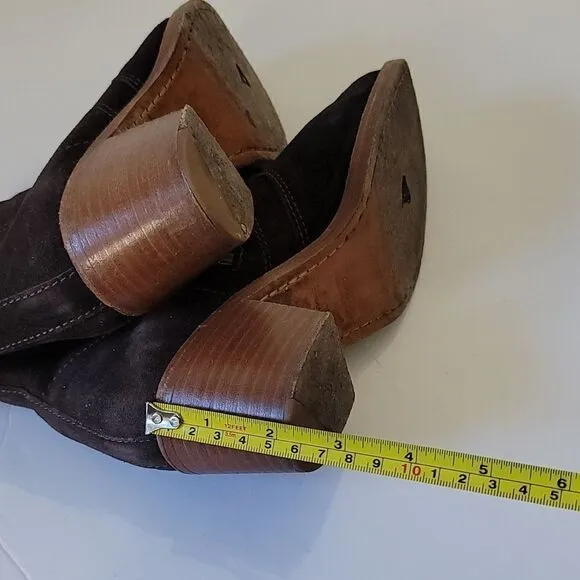 A.P.C Anna Brown Suede Ankle Boots Size 37
