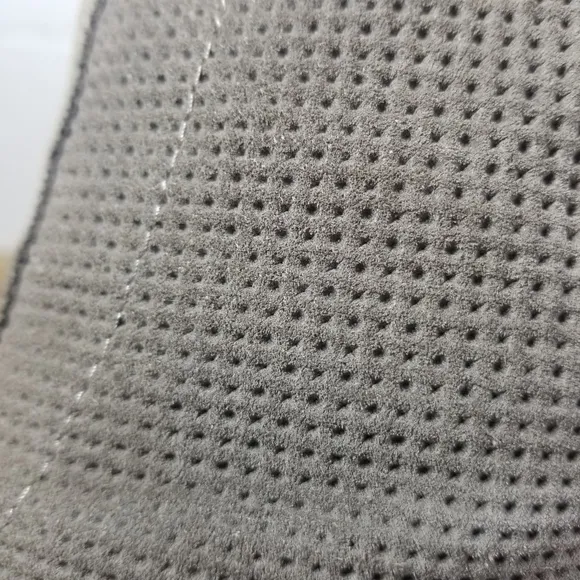 Aquatalia Faris taupe perforated nubuck high heel ankle boots