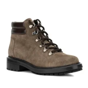 Aquatalia Liviana Taupe SuedeWeatherproof Leather Hiker Boots ShoesSize 10M‎