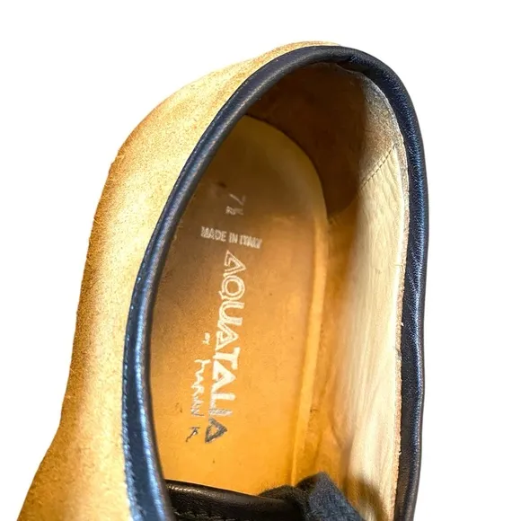 AQUATALIA MADE IN ITALY Women's Tan and Black Shoes
