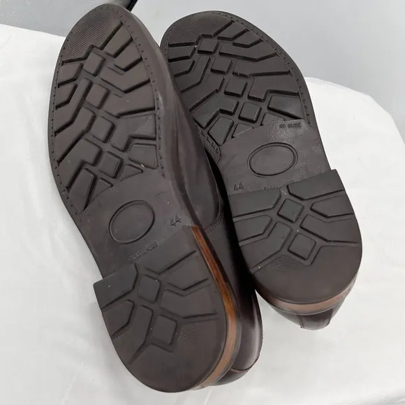 Aquatalia Monk Strap Loafers Derby Shoes Size‎ 11 Brown Leather Single Career