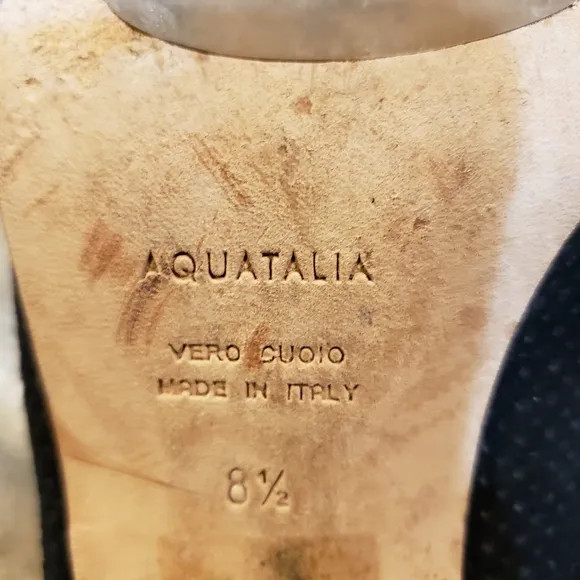 Aquatalia Suede Leather Black Ankle Boots Made in Italy