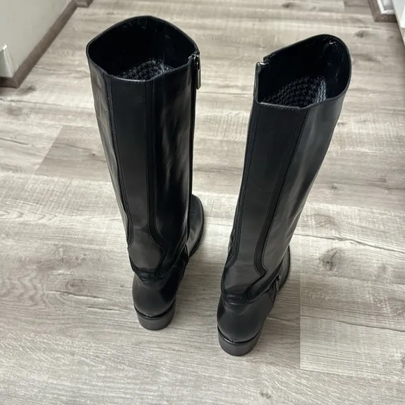 Aquatalia Tall Black Riding Boots