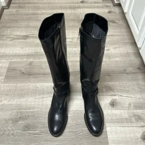 Aquatalia Tall Black Riding Boots