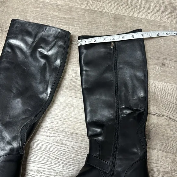 Aquatalia Tall Black Riding Boots