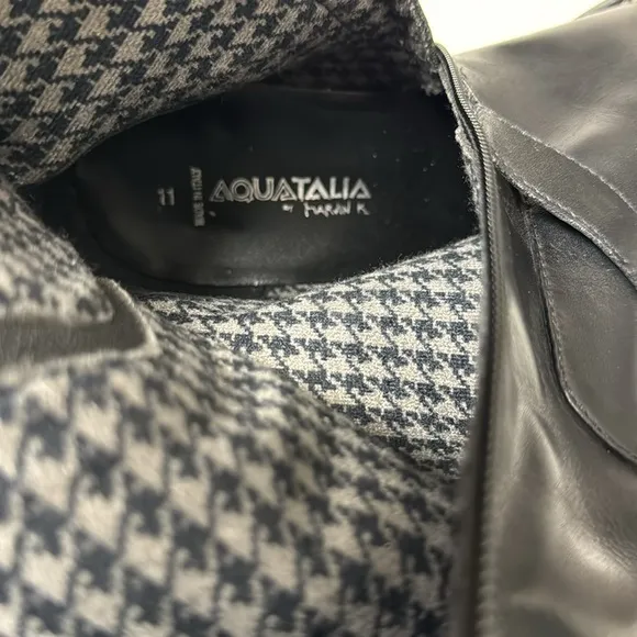Aquatalia Tall Black Riding Boots
