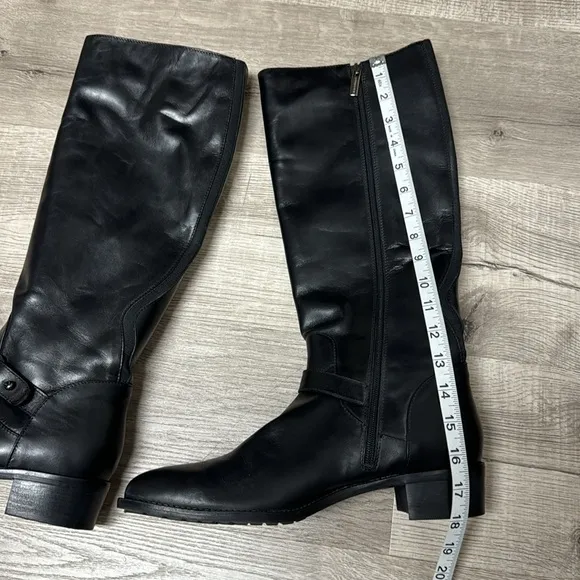 Aquatalia Tall Black Riding Boots