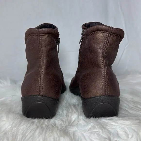 Arcopedico L19 Lytech Vegan Women's Vaq Brown Ankle Boots Sz 36/US 5