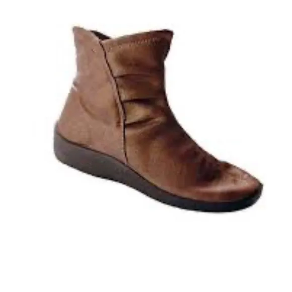 Arcopedico L19 Lytech Vegan Women's Vaq Brown Ankle Boots Sz 36/US 5