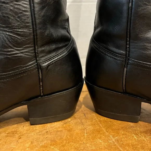 Ariat Black Cowboy Boots Heritage Sedona  Western Leather Work 34601 Mens 10.5 D