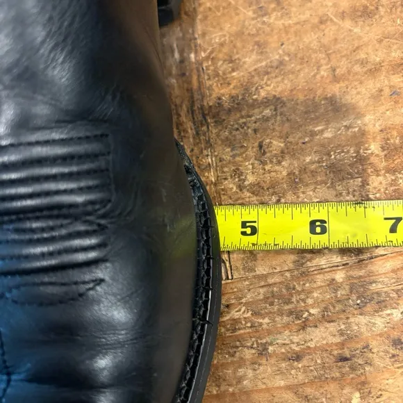 Ariat Black Cowboy Boots Heritage Sedona  Western Leather Work 34601 Mens 10.5 D