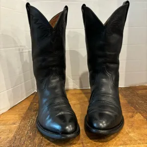 Ariat Black Cowboy Boots Heritage Sedona  Western Leather Work 34601 Mens 10.5 D