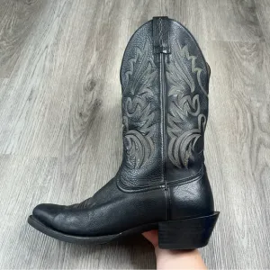 ARIAT Black Deertan Cowboy Western Boots Style 10002296 (35705) Mens Size 11 EE