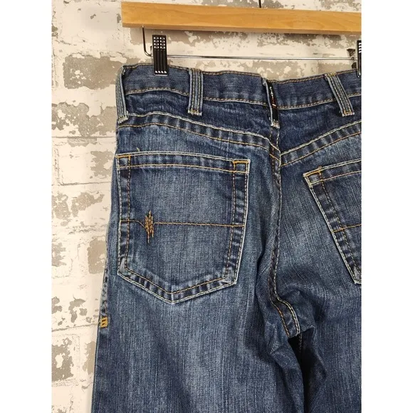 Ariat Blue FR M4 Relaxed Boot Cut Jeans Flame Resistant Size 31x32 Workwear