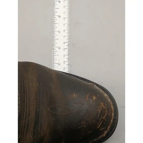 Ariat Boots Mens Brown 10.5 Leather Cowboy Western Shoe Rodeo Work 10010897