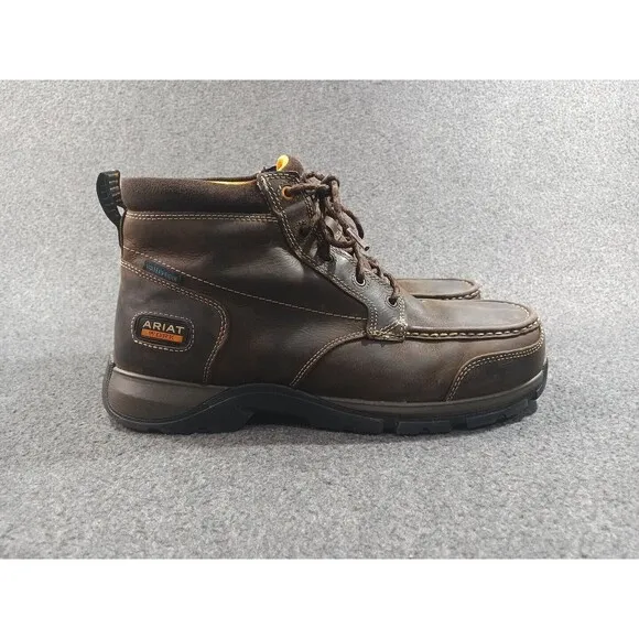 Ariat Edge LTE Chukka H2O Comp Toe Dark Brown Work Boots Men's Sizes 10.5D