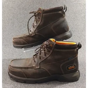 Ariat Edge LTE Chukka H2O Comp Toe Dark Brown Work Boots Men's Sizes 10.5D