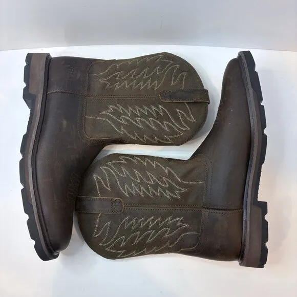 Ariat Groundbreaker Men's Work Boot, Size 11 D-Brown (10020059) Western, Cowboy
