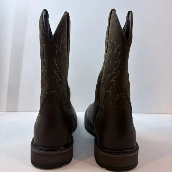 Ariat Groundbreaker Men's Work Boot, Size 11 D-Brown (10020059) Western, Cowboy
